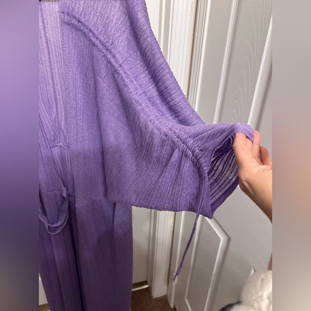 🤩 NWOT Zara Purple Viral Wrap Dress - Picture 7 of 11